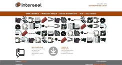 Desktop Screenshot of interseal.com.br